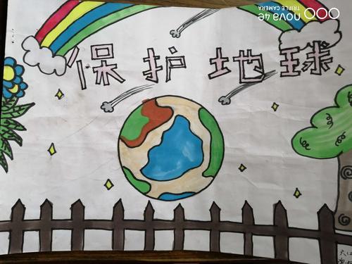 幼儿园中小学爱护环境手抄报环保节能小报模板绿色环保手抄报简单好看