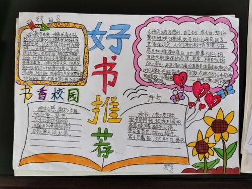 三里桥小学书香校园系列活动---三四年级推荐一本好书手抄报展评