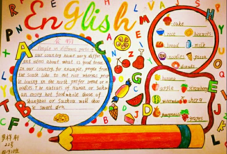 湘龙小学四年级英语手抄报比赛 写美篇为了激发我校学生英语学习兴趣