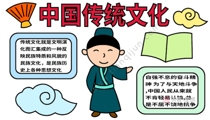 中国传统文化手抄报 中国传统文化手抄报怎么画