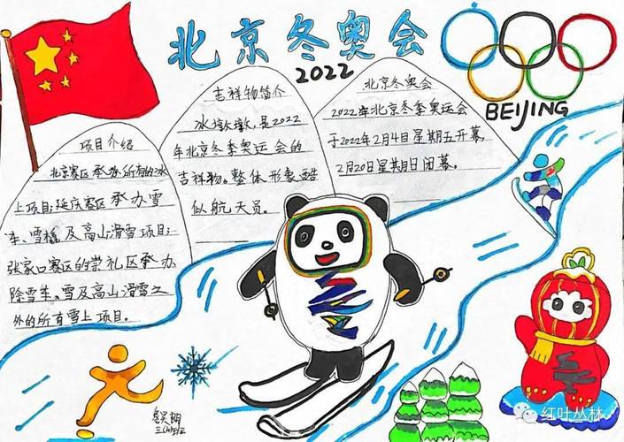 三4中队2022冬奥会主题手抄报展