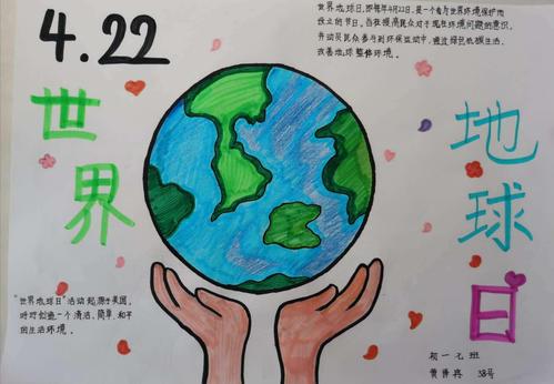 22世界地球日同文初一七班八班手抄报展示 写美篇人类向自然界