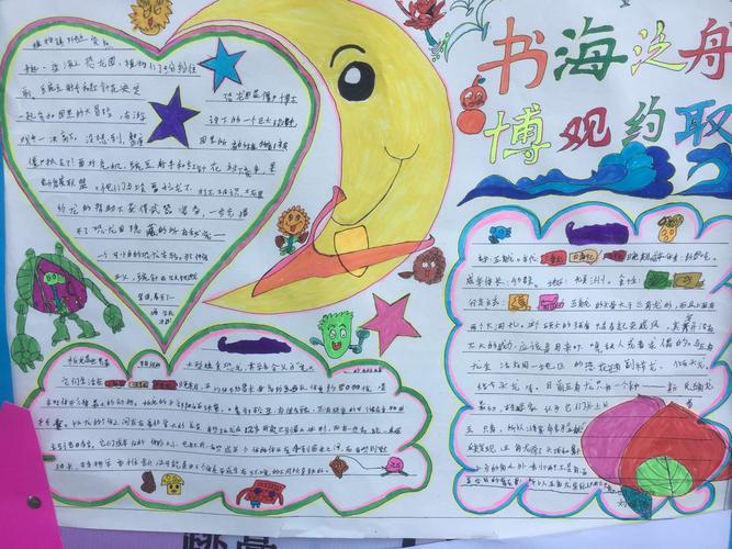 泗洪县实验小学大阅读系列活动之四年级课外阅读手抄报