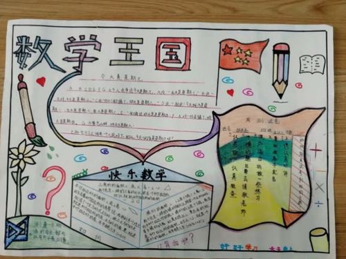 手抄报掠影 写美篇  为了提高五年级学生的数学素养激发学生学习数学