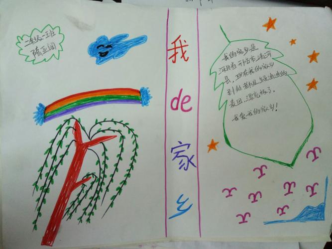 小学二一班学生可爱的家乡手抄报 写美篇 为了丰富孩子的校园文化生活