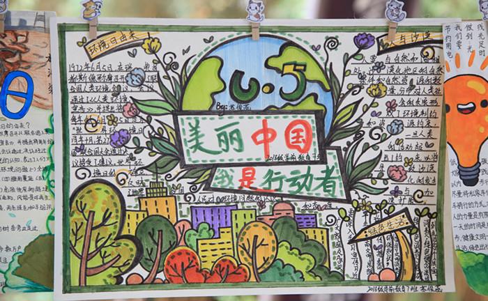 学前教育系团总支开展美丽中国我是行动者65世界环境日手抄报宣传活动
