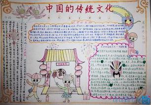 中医药传统文化进校园的手抄报 传统文化手抄报