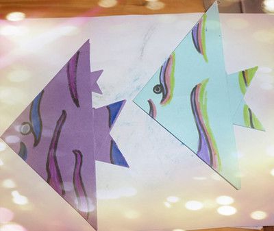 折纸多彩的鱼教案 手工折纸大全