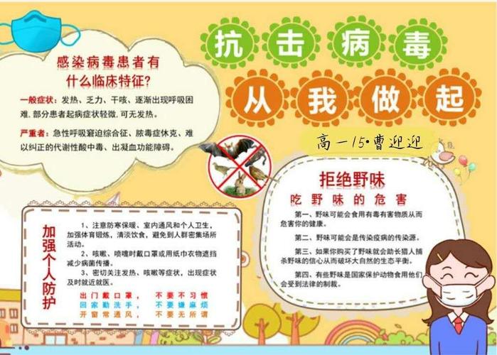 安阳县高级中学食品卫生安全与防疫知识手抄报制作比赛