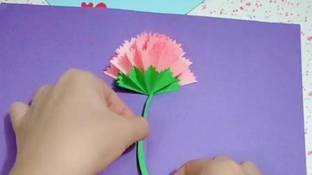 母亲节创意康乃馨贺卡 给妈妈一个小惊喜 手工折纸
