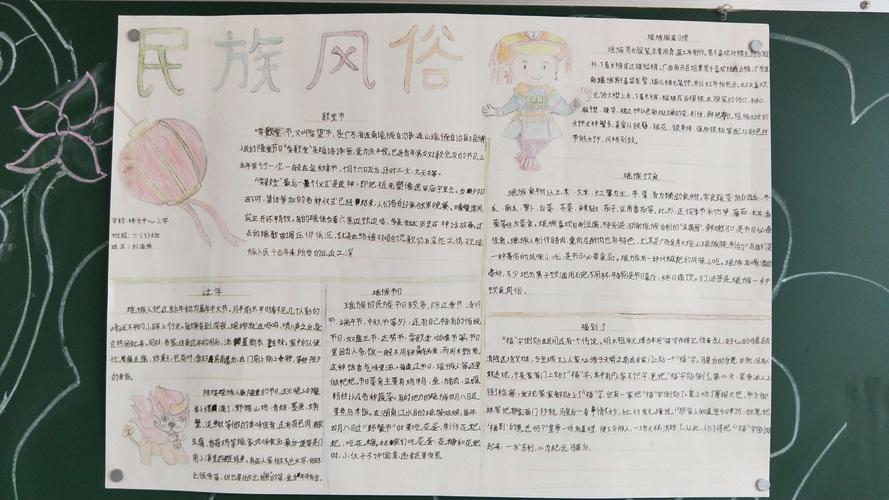 最炫民族风桥头中心小学六年级3班主题阅读手抄报制作评比