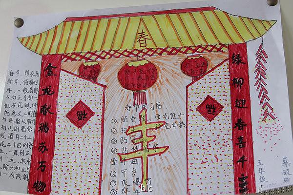 2015年春节手抄报设计图关于春节的手抄报 春节手抄报版面设计图