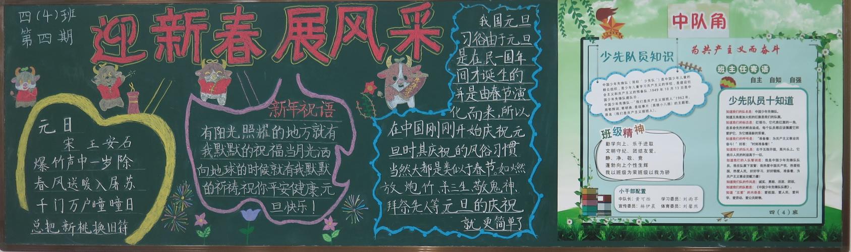 木棉湾学校第四期喜迎新年快乐出发优秀黑板报展示 - 美篇