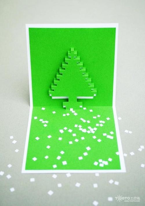 小学生卡纸手工制作大全图片圣诞节立体贺卡