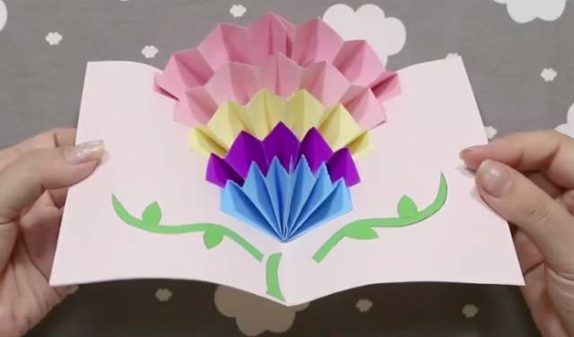 幼儿园创意贺卡之立体折纸贺卡-幼儿手工-魔术铺