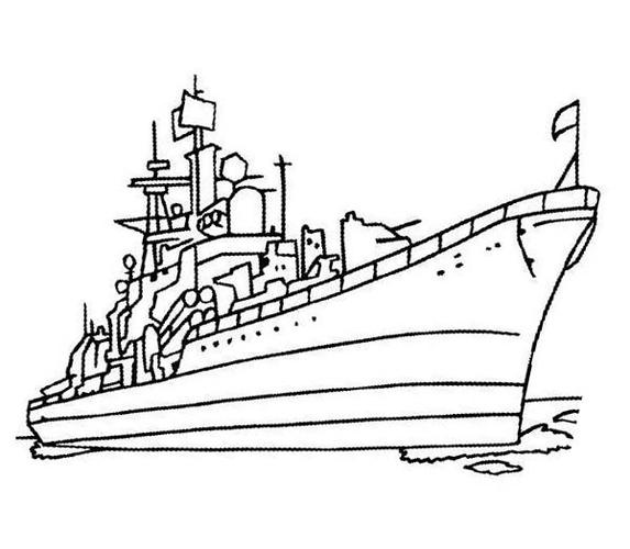 战列舰怎么画 画法图片