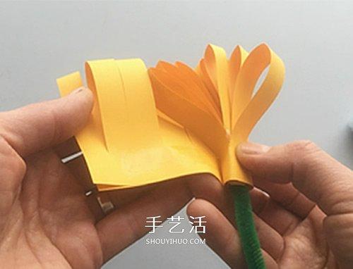 怎么做立体花朵贺卡手工自制花朵贺卡的方法节日手工青岛育儿网