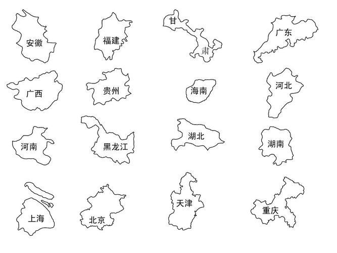 儿童版中国地图简笔画地图拟人世界地图.帮我们实现我们的梦想.