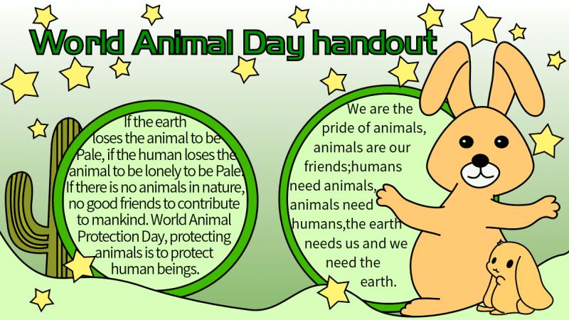 世界动物日的手抄报怎么画 - 天奇生活
