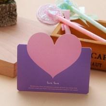 爱心拼图贺卡心形创意情人节写情书的精美小卡片留言纸卡情话手写