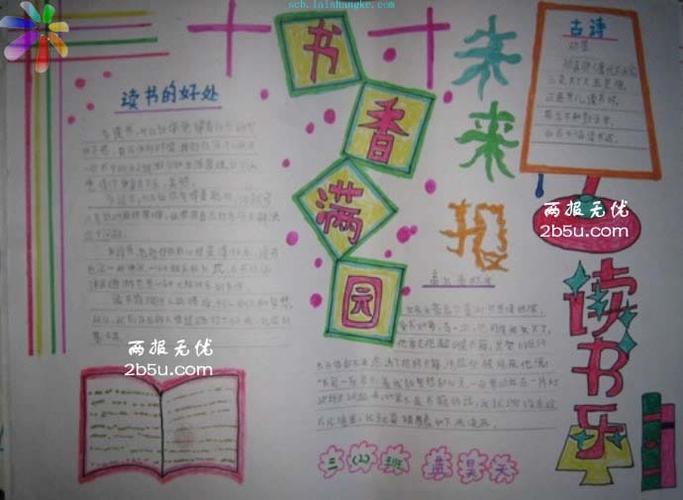 薄壁镇中心学校初二2班况敏同学主题手抄报作品图.