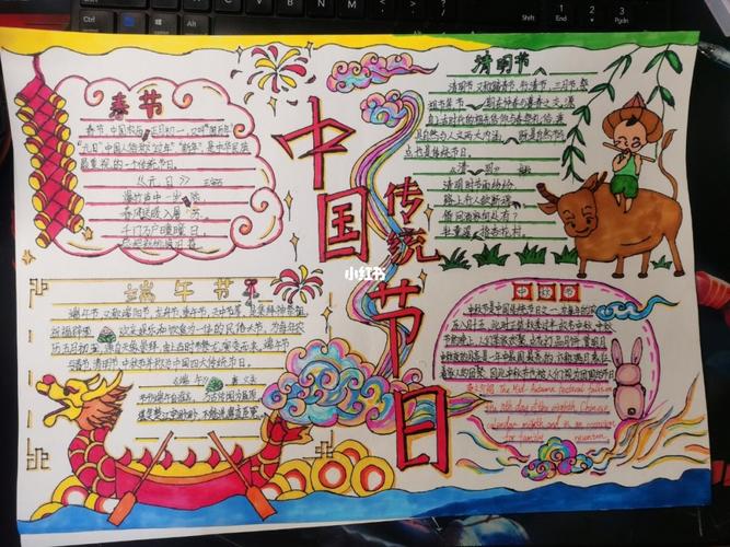 三年级下手抄报中国传统节日