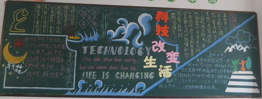 科技主题黑板报素材-科技改变生活