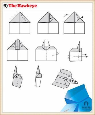 怎样折纸飞机飞得最高最远 手工折纸大全-蒲城教育文学网