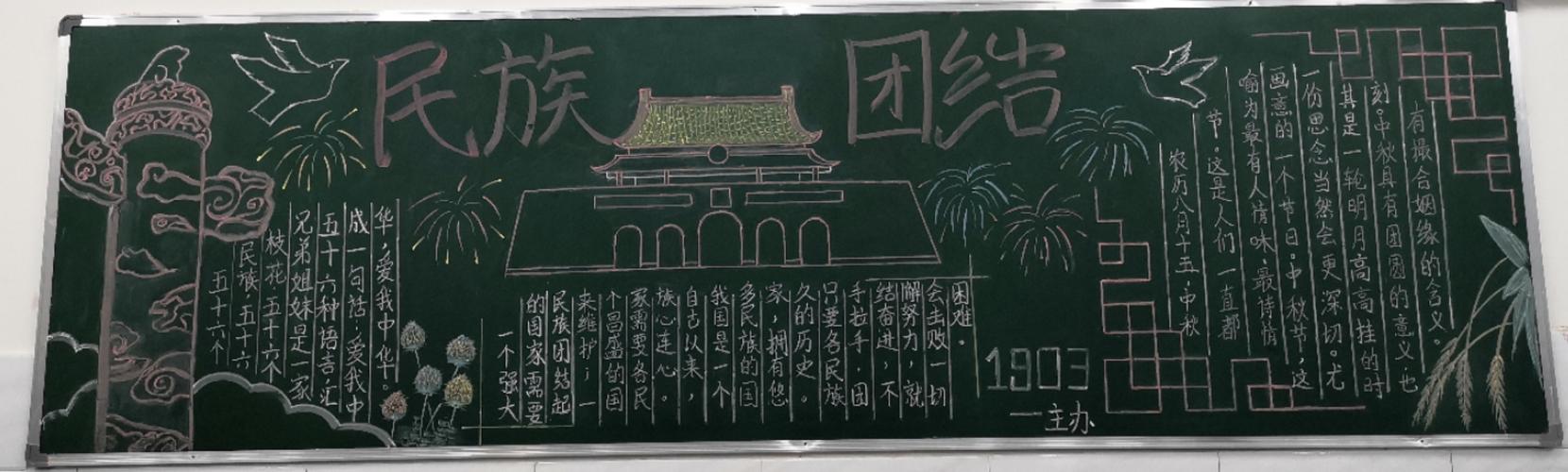 其它 双牌二中民族团结进步主题黑板报评比活动揭晓 写美篇  学校