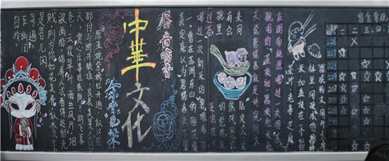 传承中华传统增加民族自信黑板报 民族团结黑板报图片素材-蒲城教育