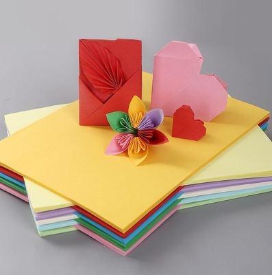 彩纸亲子多种大张多色贺卡卡纸动手能力多功能折纸