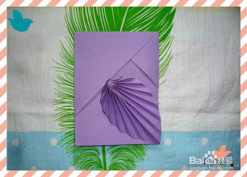 折纸----立体树叶贺卡