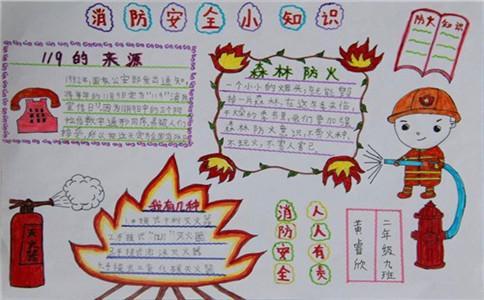 119国家消防日主题手抄报 消防主题手抄报-蒲城教育文学网
