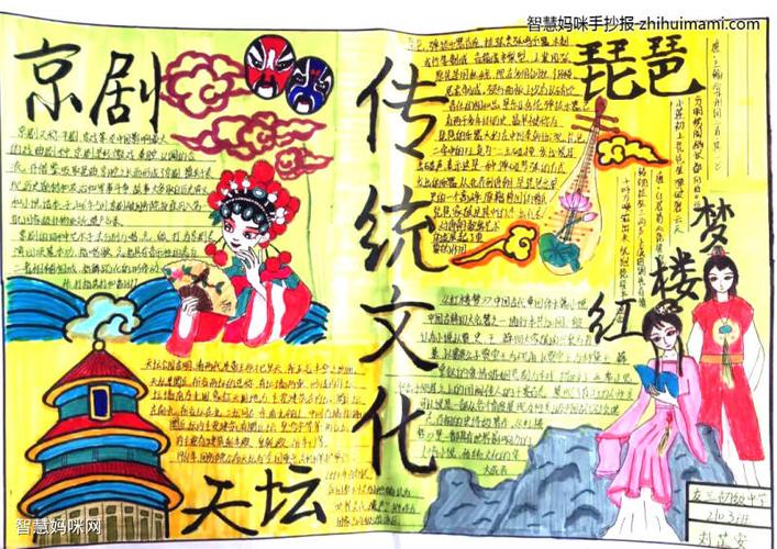 中国文化之韵第四届语文节手抄报图片
