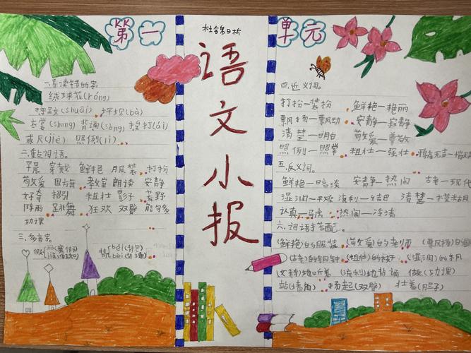 手抄报---语文作业的一种有效形式记泾河新城高庄镇高庄小学三年级