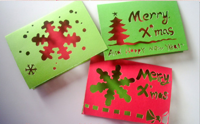 2016圣诞节礼物手工贺卡制作设计