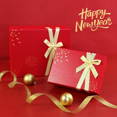 apple红色礼品包装及贺卡礼品包装盒贺卡