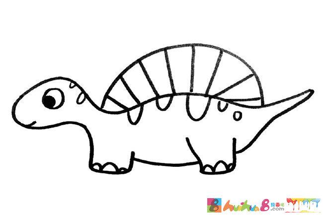 幼儿简笔画恐龙教学