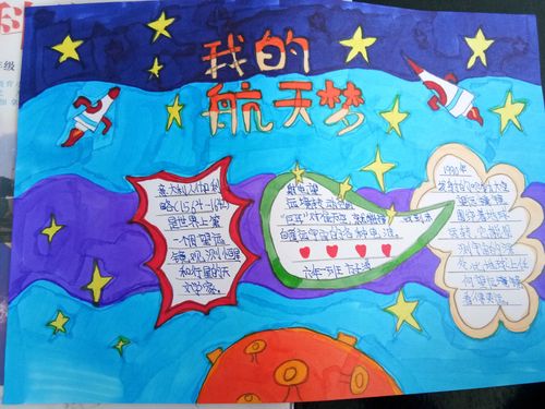郭家屯中心小学六年级科学开展弘扬航天精神致敬中国航天人手抄报