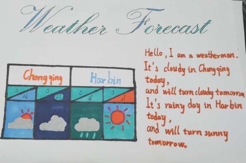 停课不停学第六周六年级的任务是绘制天气预报的手抄报并录制视频