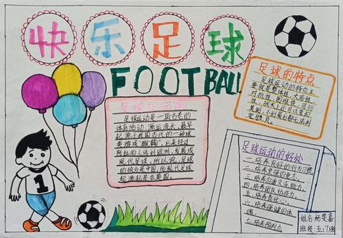 凤冈县第三小学开展校园足球手抄报比赛