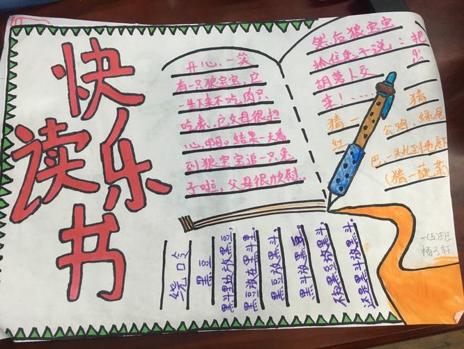 驻马店市第二十小学开展读书手抄报评比活动