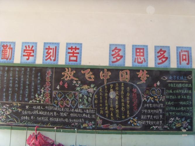 城西小学开展以我的梦 中国梦为主题的黑板报评比活动