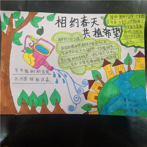 学生画的手抄报此外在滨河第一小学许多班级群中班主任还倡导同学们