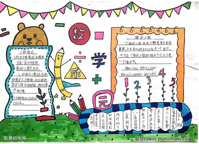 年级数学乐园手抄报绘画-图4五年级数学乐园手抄报绘画-图5五年级数学