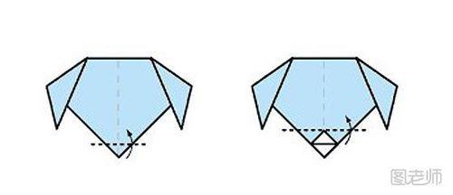 折纸艺术狗狗的折法图解