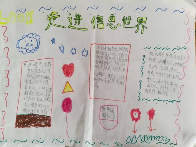 赵村小学五年级手抄报走进信息世界赵村小学五年级手抄报走进信息世界