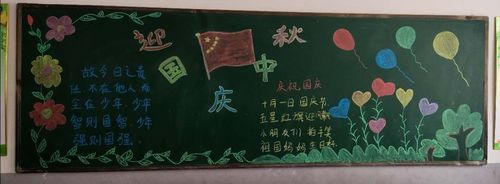 科阳学校举办庆国庆黑板报展示活动