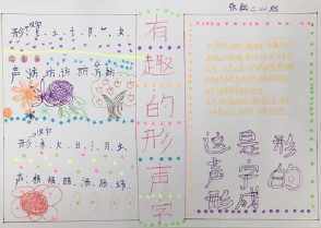二年级手抄报形象字演变到形声字的过程的手抄报 汉字的手抄报象形