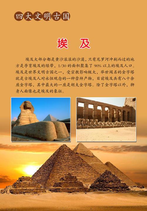 介绍文明古国埃及手抄报 介绍自己的手抄报
